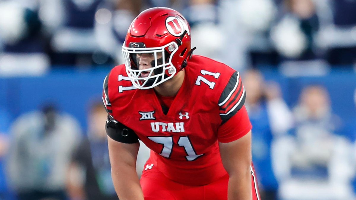 nflrums's tweet photo. 🚨🚨#Patriots select OT Caleb Lomu with the No. 28 overall pick. #nfldraft

PROTECTION FOR Drake Maye https://t.co/03ajhzxB5W