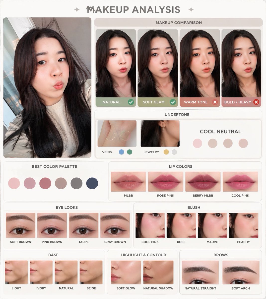 ADA YANG FOMO PERSONAL COLOR ANALYSIS? 👀

Aku pernah coba langsung ke konsultan personal color, dan jadi makin ngerti kalau personal color itu penting banget 😍

Personal color analysis itu dipakai untuk:

- Cek warna yang paling cocok di kamu
- Makeup yang bikin wajah lebih