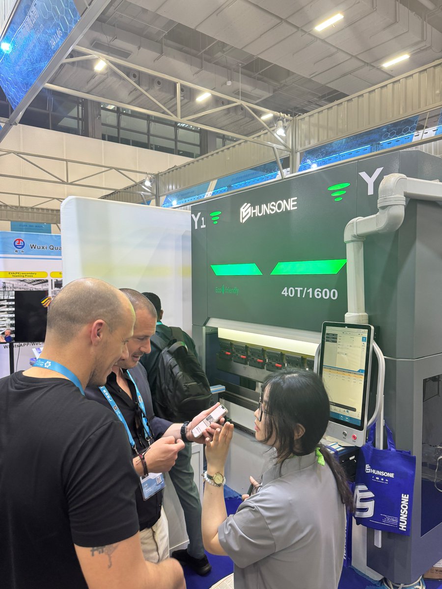 HunsoneMachine's tweet image. ℍ𝕌ℕ𝕊𝕆ℕ𝔼 𝐚𝐭 𝐂𝐚𝐧𝐭𝐨𝐧 𝐅𝐚𝐢𝐫. #hunsone #cantonfair  #pressbrake #metalworking

ℍ𝕌ℕ𝕊𝕆ℕ𝔼, 𝐚 𝐩𝐫𝐨𝐟𝐞𝐬𝐬𝐢𝐨𝐧𝐚𝐥 𝐦𝐞𝐭𝐚𝐥𝐰𝐨𝐫𝐤𝐢𝐧𝐠 𝐦𝐚𝐜𝐡𝐢𝐧𝐞 𝐦𝐚𝐧𝐮𝐟𝐚𝐜𝐭𝐮𝐫𝐞𝐫 𝐬𝐢𝐧𝐜𝐞 𝟐𝟎𝟎𝟏.
𝐂𝐨𝐧𝐭𝐚𝐜𝐭 𝐮𝐬:
☣ 𝐒𝐢𝐭𝐞: