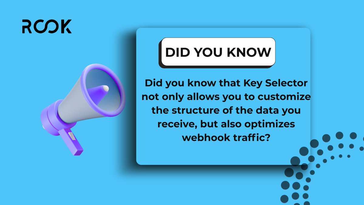 TRYROOK_IO's tweet image. ROOK's Key Selector lets you customize your data flow! 🚀
 Disable unnecessary variables, reduce webhook traffic, and preview JSON changes before going live — all at no extra cost!
 Efficiency has never been easier. #API #TechInnovation #DataOptimization