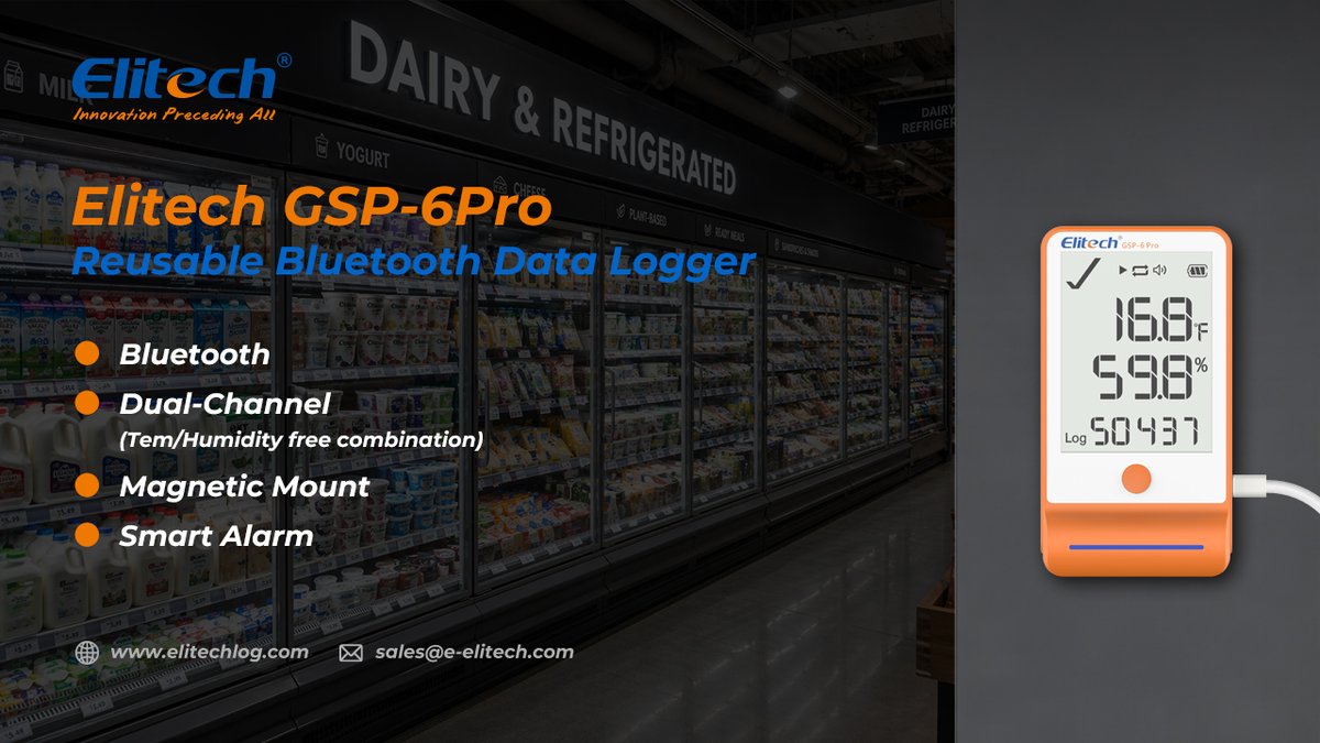 Elitech_Logger's tweet image. #ColdChainCompliance Doesn’t Have to Be Complex

Elitech GSP-6Pro is engineered for cold chain managers and validation engineers who require precision without the hassle

elitechlog.com | sales@e-elitech.com

#Elitech #DataLogger #Logistics #Compliance #QualityAssurance