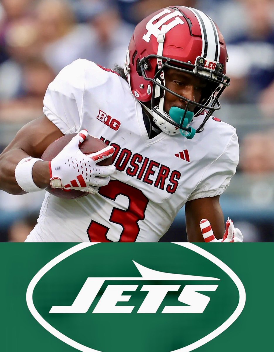 HolyRollerNFL's tweet photo. ¡TERCER PICK! Los New York #Jets han intercambiado para subir al pick No. 30 con los 49ers y están seleccionando oficialmente al WR Omar Cooper en el #NFLDraft.🤩 https://t.co/wpdWBlfYjr