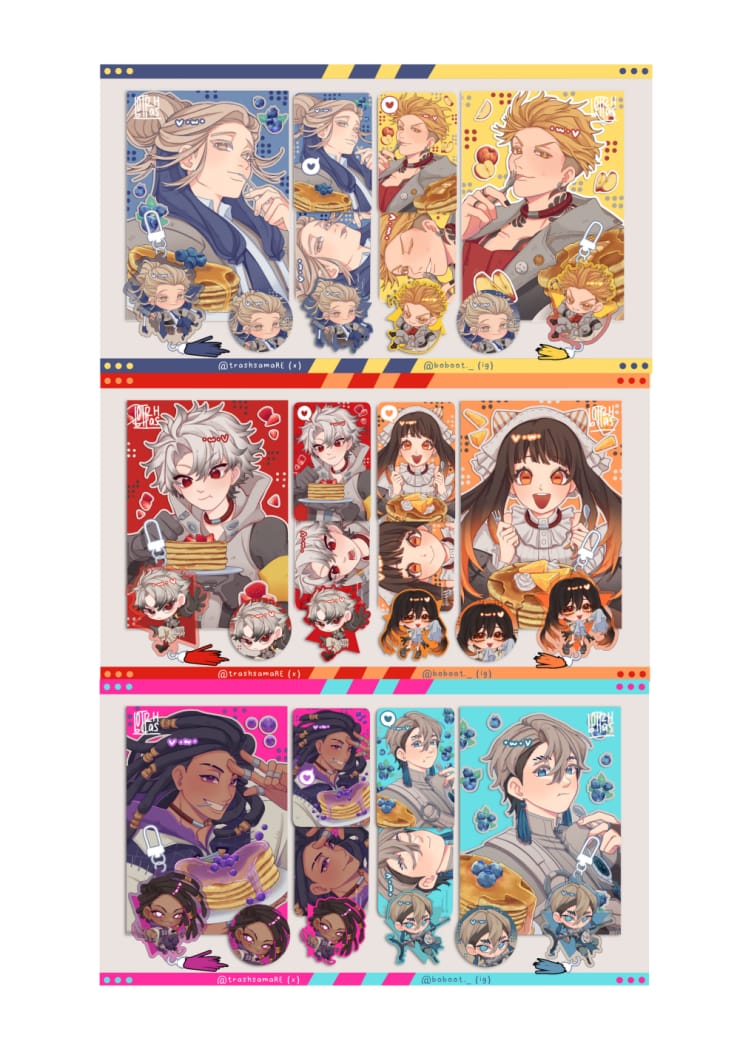 Pancakes 🥞 
I wont open PO for cf22, but I Will open for chibiconX, who wanna be tagged ☝️