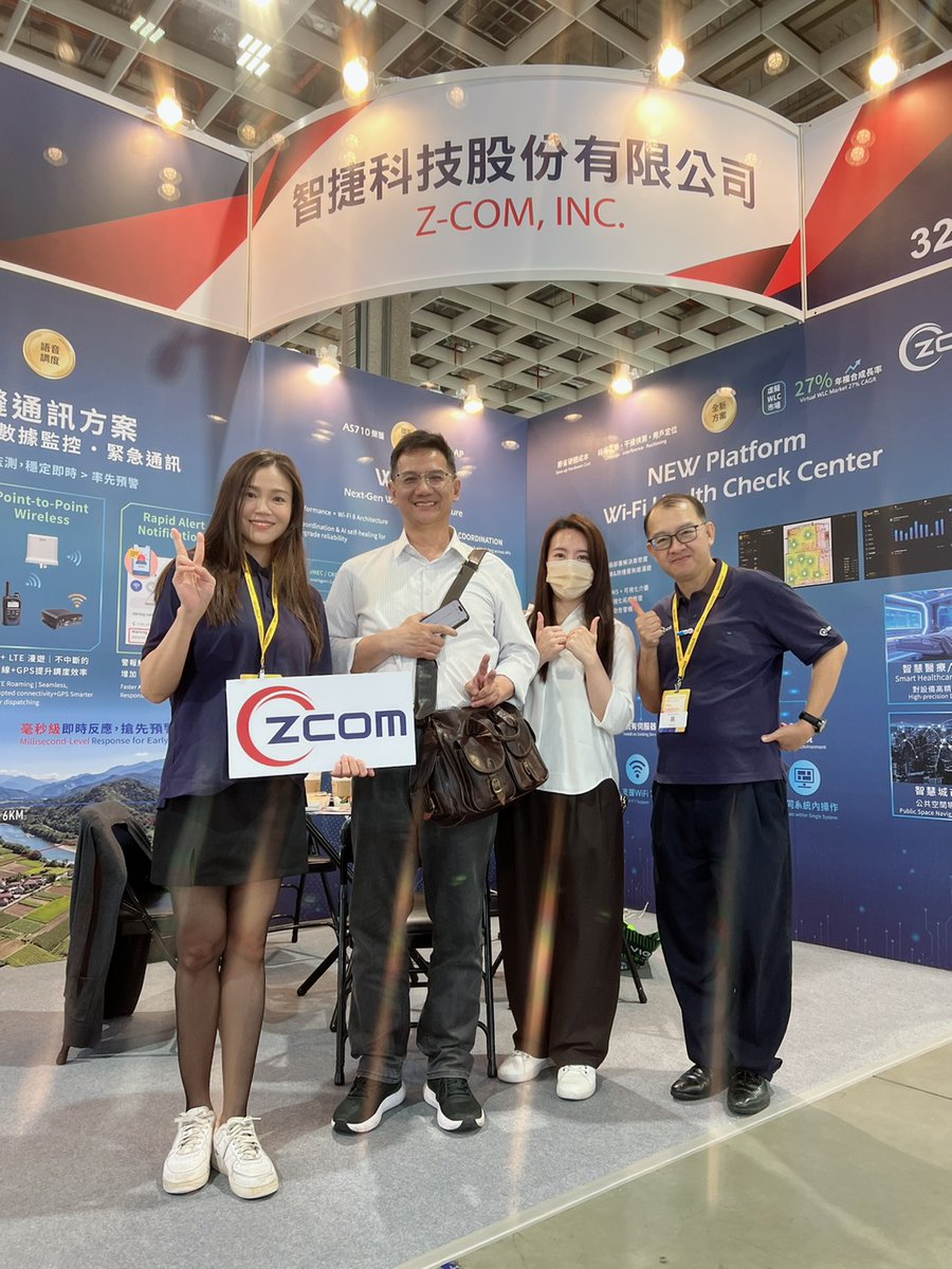 ZComGlobal1's tweet photo. 今天最後一天！#Secutech
📍#南港展覽館 1館 328 Z-COM智捷科技（近K區AIoT智慧安防）
把握機會來找我們☕完成任務送濾掛��啡
👉 https://t.co/i3EZvmgG7m

📢 14:30「Daily Tech Talk」
關鍵任務通訊解決方案｜ICOM IP對講機
#台北國際安全科技應用博覽會 #ZCOM  #WiFi7 #災防 #邊坡監控 https://t.co/zSxqAryvZN