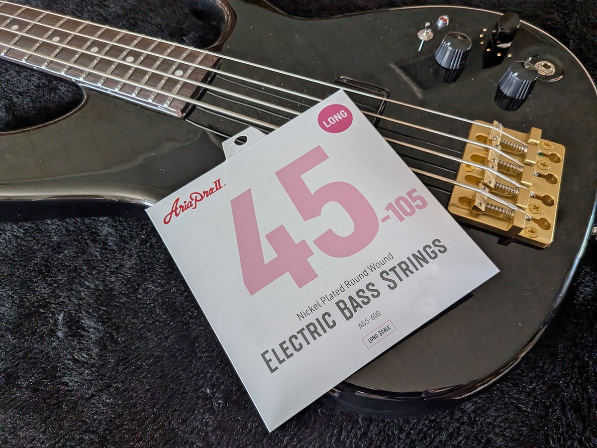 ARIA_Guitars's tweet photo. AGS-600 Bass (.045–.105)
Tight, punchy, and dependable.
Everyday Strings. Ready When You Are.
#AriaStrings #EverydayStrings #BassStrings https://t.co/B4ZPTbnyIq