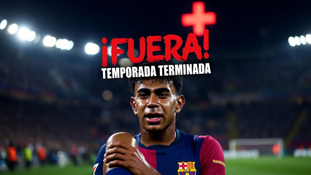 rleonp90's tweet image. 🚨 OFICIAL: Lamine Yamal se pierde la temporada
💔 Golpe durísimo para el Barça
📊 45 PJ
⚽ 24 G
🅰️ 17 A

Una estrella que hay que cuidar. Volverá 💫
#LamineYamal #FCBarcelona #Barca 
youtube.com/shorts/UaIKuqU…