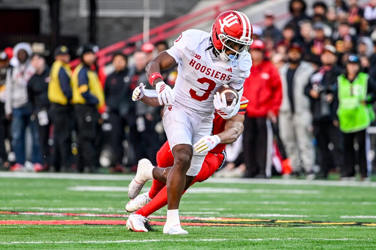 NYJetsTFMedia's tweet image. BREAKING: The #Jets after trading up select Indiana WR Omar Cooper with the 30th overall pick in the 2026 NFL Draft

Thoughts❓