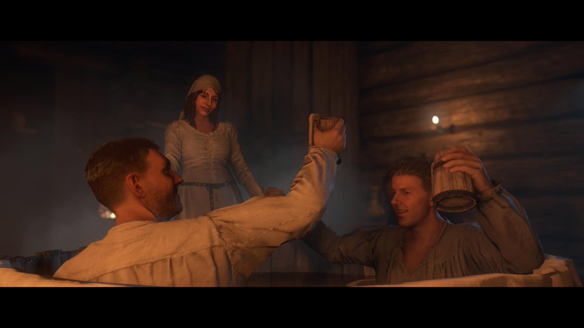 imuo's tweet photo. Kingdom Come: Deliverance、トロコン！
最初は文字すら読めず剣も振れなかった村の青年が過酷な世界で成長していく過程が本当に最高だった
泥臭い中世の没入感を味わいたいならこれ以上の作品は���いと思う
 #KCD https://t.co/1PEIX60RJx