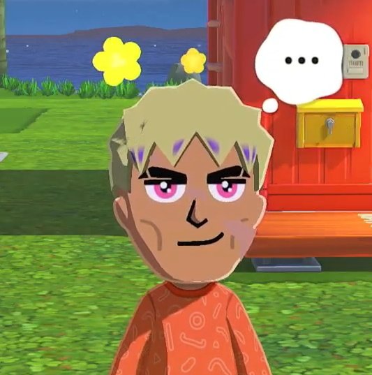 Whenever I look at him I feel like he's gonna say "yare yare daze"