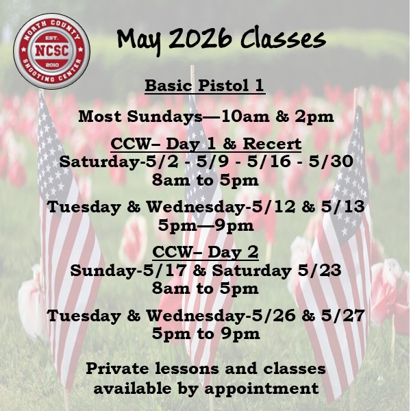 NorthCountySC's tweet image. 💪 Join us for classes &amp;amp; training in May!
🗓️ Full calendar: tinyurl.com/y3jy75mv
☎️ Reserve your spot in a class: 760.798.7300
#Classes #Training #May #Calendar #SanDiego #2A #GunRange #ShootingRange