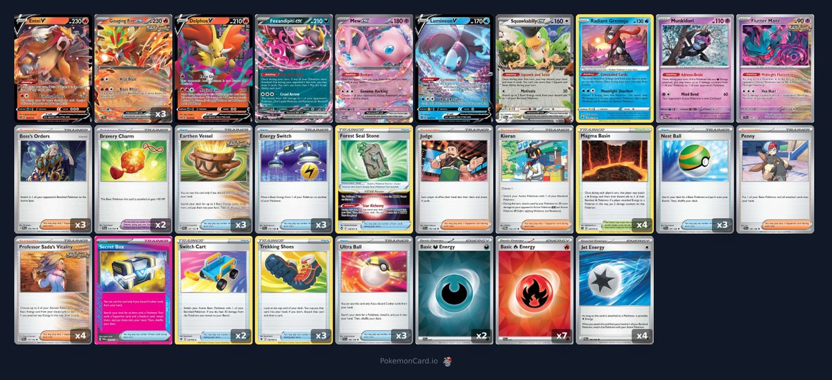 PokemonCardDeck's tweet photo. Gouging Fire ex by Matias Velazquez / 2025 Special Event Buenos Aires 10th
#pokemon #pokemontcg #tournament
https://t.co/JYPb9wTimF https://t.co/YbItyA5fI0