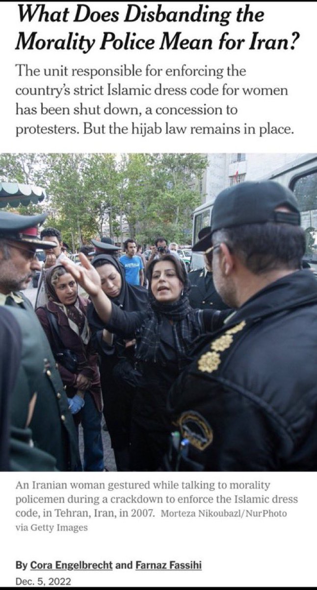 Maybe you want to question Farnaz Fasihi about her sources in Iran. She is very well-known for receiving propaganda directly from the regime and spreading it in American media through her often false reporting in the NYT.

For example:

-On December 5, 2022, after Mahsa Amini was