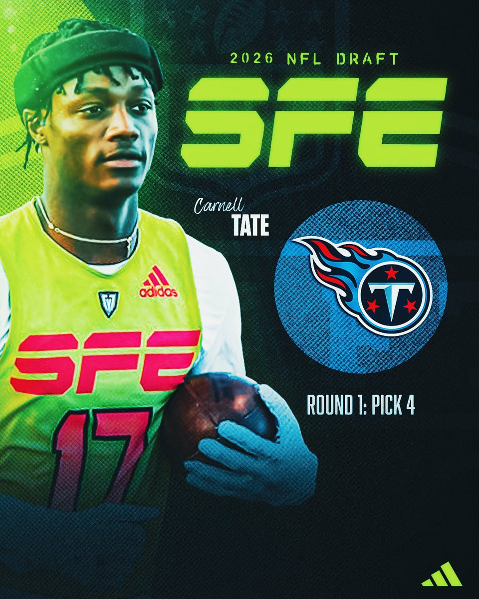 SouthFLExpress's tweet photo. Congrats to our very own Carnell Tate! Our first ever top 5 pick in the NFL Draft! https://t.co/eccT1wg88j