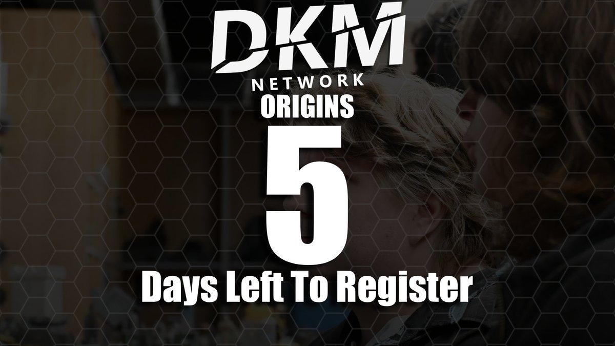DKM Origins has 5 days left to register! Ultimate is capped out so if you want to be placed in ultimate please reach out to us! There are still plenty of amazing events to enter like SF6, GGST, SSBM, and 2XK0!

Reg here: start.gg/tournament/dkm…