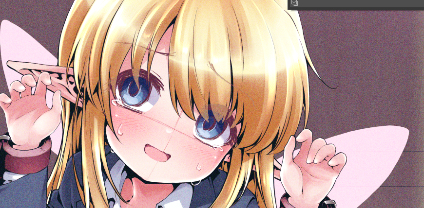 そんで結局「納得いかないわねェ～いかないわよォ～」ちゅうて顔を全部描き直しはじめているのが今の僕です
いやでもまだ違うんだよなこんなに怯えた感じにするつもりもなくて……
これで結局差分が増えていくのがいつもの流れなんですけど…… 