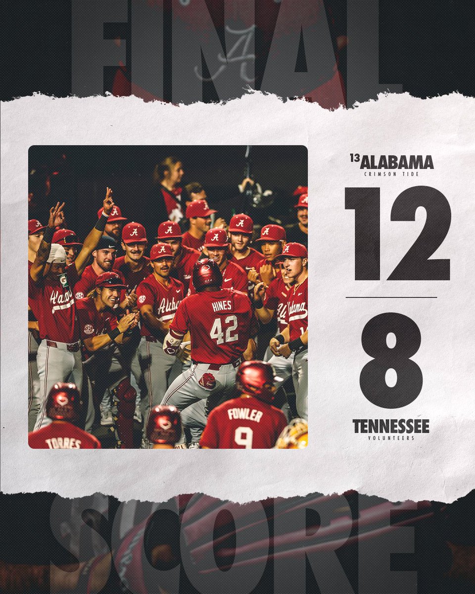 Alabama Baseball tweet media
