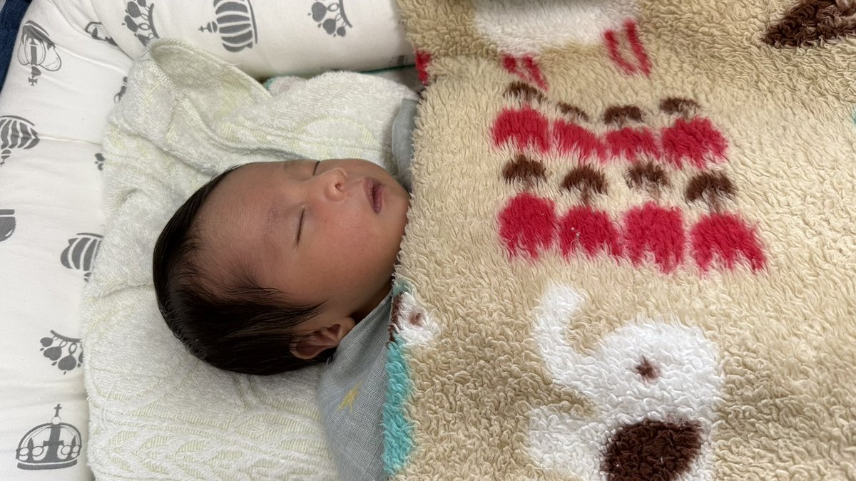 息子の時もそうでしたが……
どれだけ尺八吹いても隣で爆睡してくれるのは、本当にすごい…ありがたい。
#新生児 #あかちゃん #ベイビー