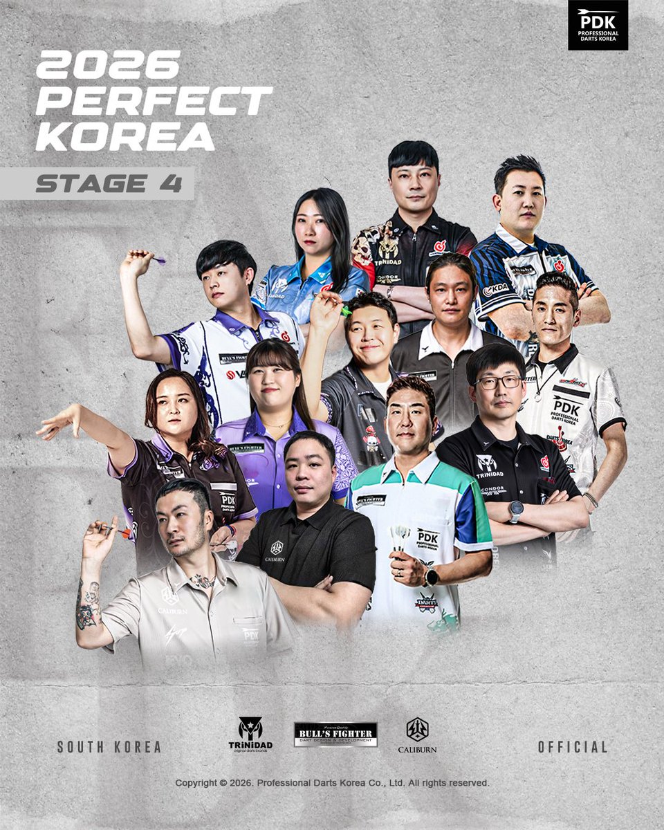 DartsPdk's tweet photo. 2026년 Perfect Korea 4차
Apr 26, 2026

#TeamPDK
@Trinidad_darts 
@Bulls_Fighter 
#Caliburn https://t.co/URx4Mf1i9d