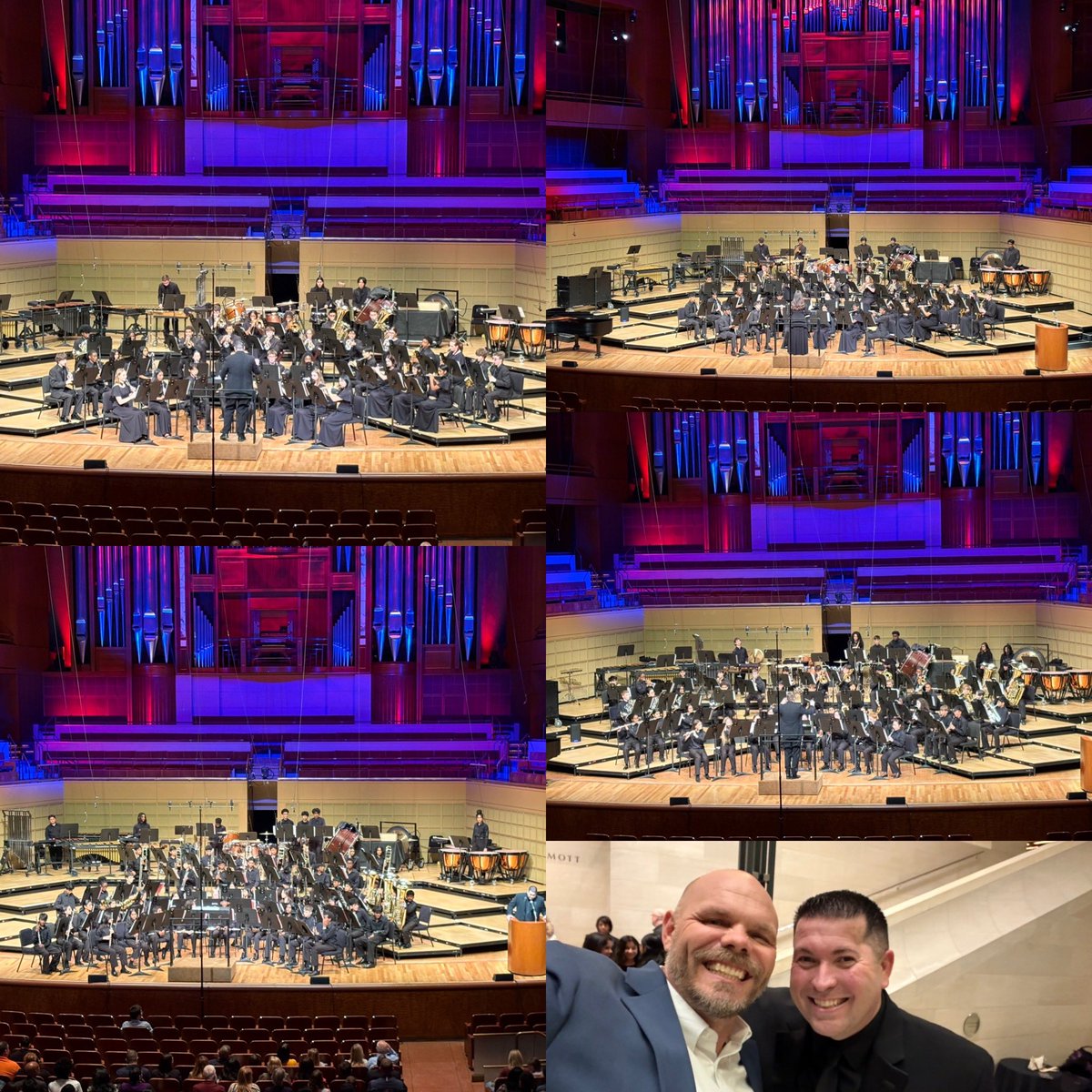 lutecroy's tweet photo. What a special night for the @RHSBandProsper and our middle school feeders, @RushingBand & @ProsperMoseley, as they performed at the Myerson Symphony Hall! I’m so proud of our students and our staff. Mr. I and his team have an exciting vision for the Richland Band, and I love where we’re headed!
#WeAreRichland