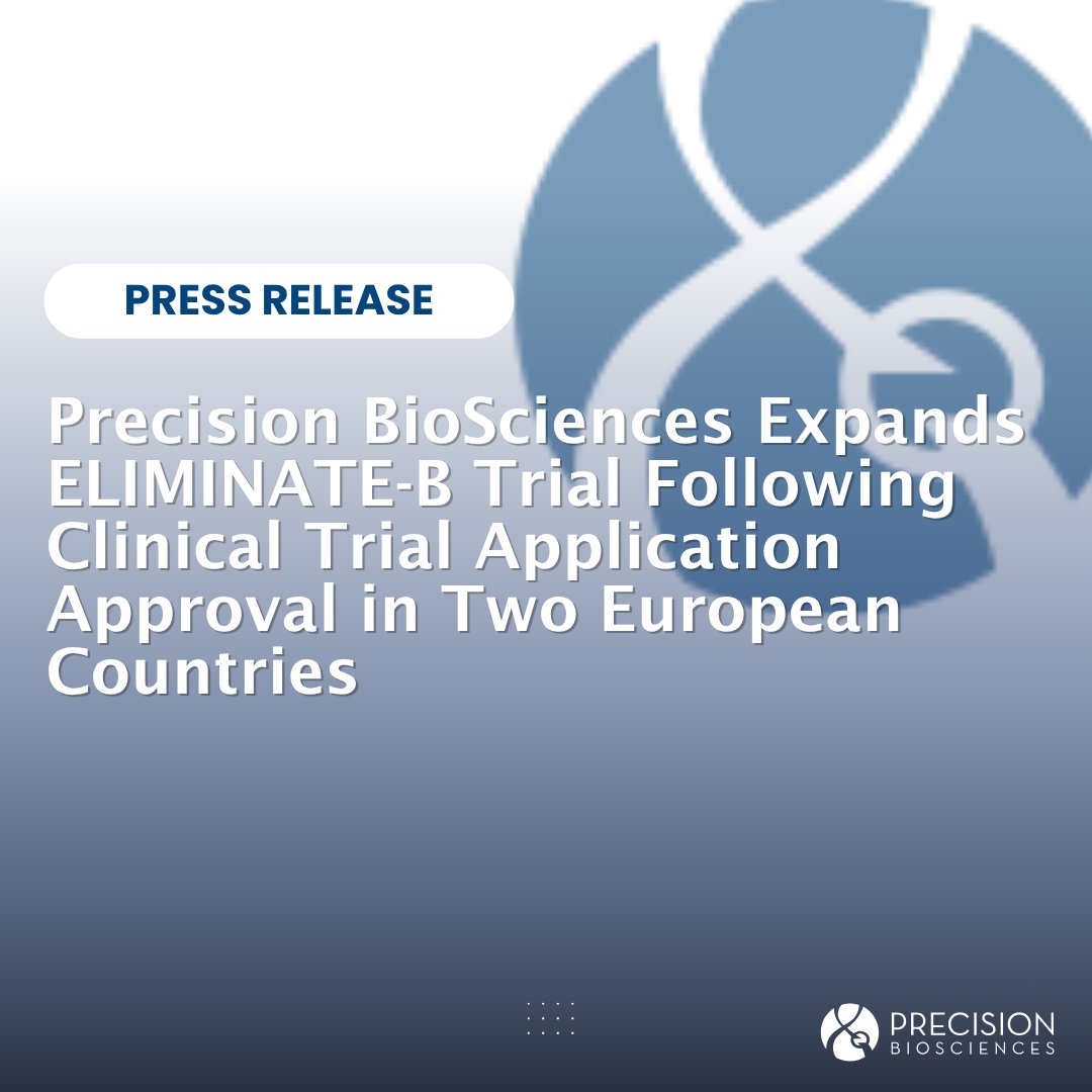 Precision BioSciences tweet media