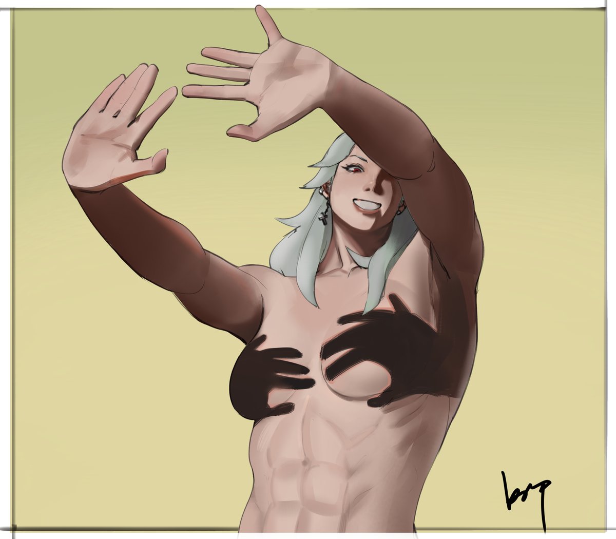 I had to try this pose with Noi
#dorohedoro