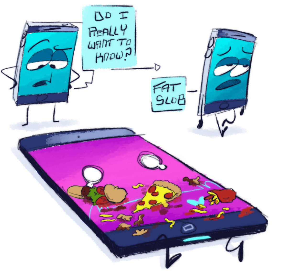 Mephone Day Drawing MePad everyday until I get the MePad plush day 131 🩵 feat ...