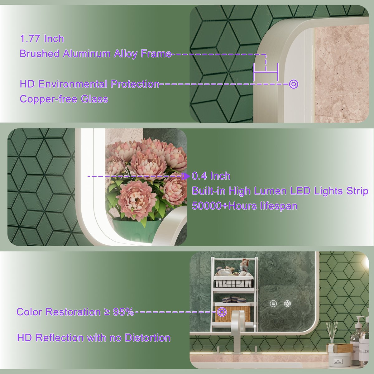 JSneijder2024's tweet image. 🌟Your dream bathroom mirror is here!
🎨Frame colors: Black/Gold/Silver
💡3 color lights adjustable
🔆Stepless brightness control
🌫️Anti-fog keeps reflection clear
Buy now👇
amazon.com/dp/B0F47L6G2K?…
#LEDBathroomMirror #HomeImprovement