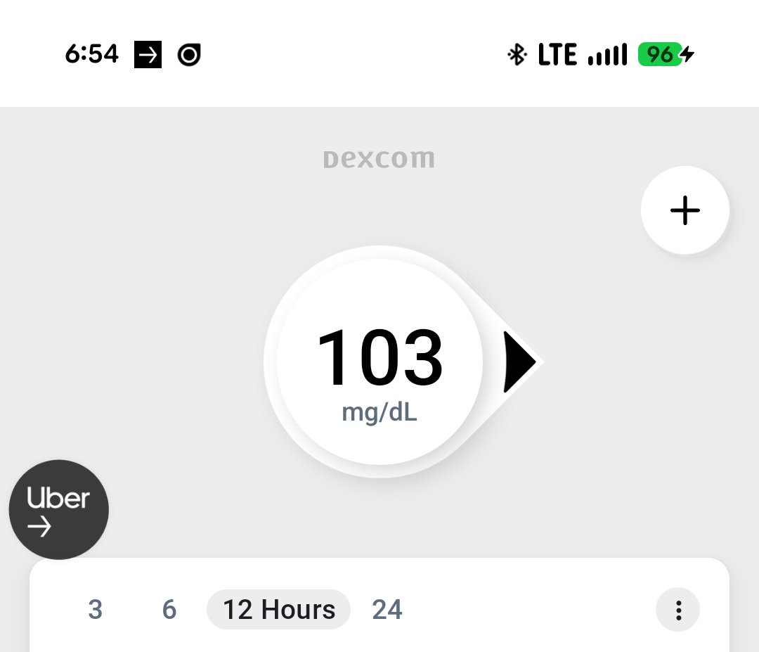 Midatlanticswx's tweet photo. @dexcom this is completely unacceptable. Over 50points difference makes a huge difference as to what I need to do. Do better. https://t.co/bZNVNGMXDt