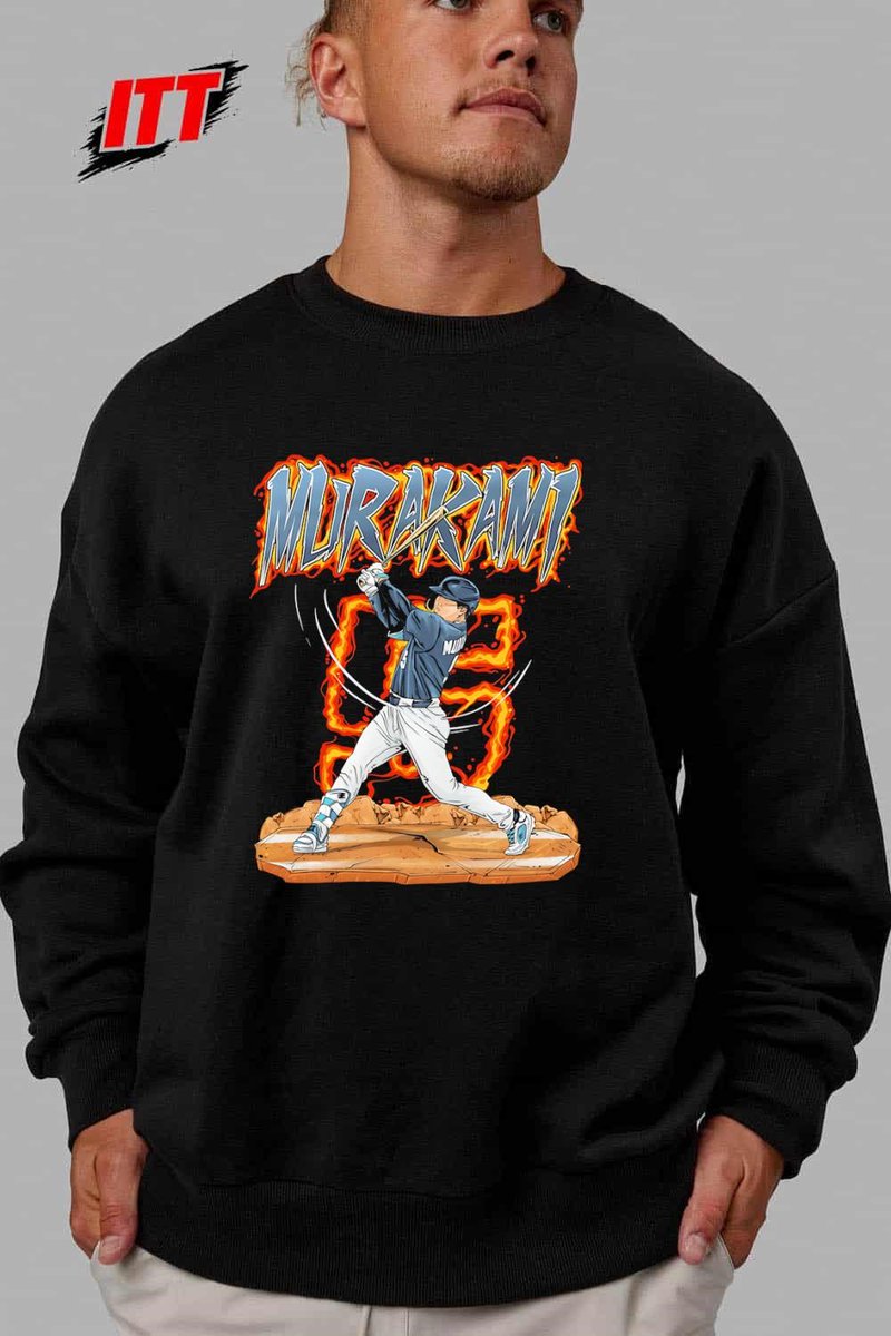 intateestore's tweet image. Pure baseball energy.

Murakami #55 in full fire action mode ⚾💥
For fans who live the game.
👉 Get yours: intatee.com/product/muraka…

#BaseballFans #Murakami #SportsStyle #MLB