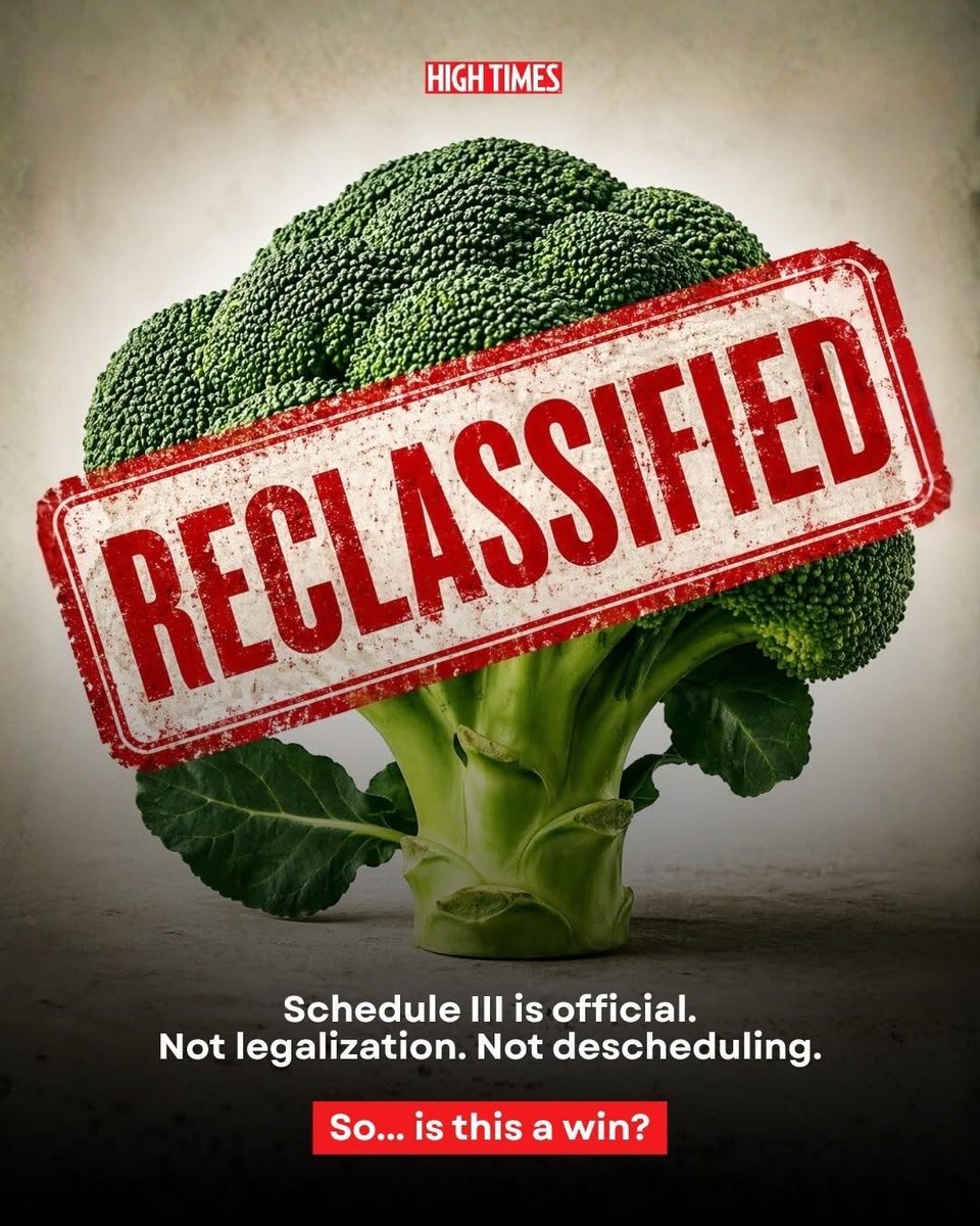 #Marijuana reclassified. 
What do you think about this?