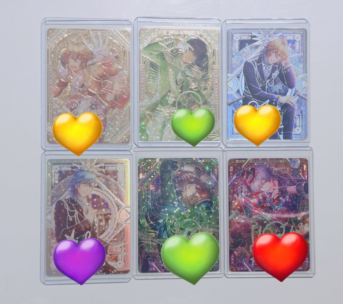 MsRxnzZlwrqX9lj's tweet photo. 【交換】うたプリ ビジュコレ UR

譲)
vol.5→嶺二 蘭丸
vol.4→那月 セシル
vol.3→那月 藍

求)真斗 トキヤ (vol.5>vol.4>vol.2)

記録付きの郵送希望です。
宜しくお願い致します。 https://t.co/inDlj9rofj