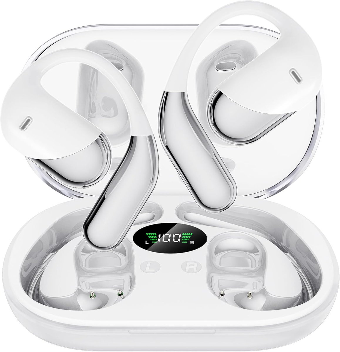 EUQQEarbuds's tweet photo. 🤍✨ Sleek White Open-Ear Earbuds ✨🤍
🎧 Crisp, immersive sound with clear calls
🔋 8hrs per charge, 30+hrs total with LED display
👆 AI touch control for seamless operation
💎 Minimalist design, all-day lightweight comfort
📶 Stable Bluetooth 5.3 connection
#OpenEarEarbuds https://t.co/HKIwLSs9QX