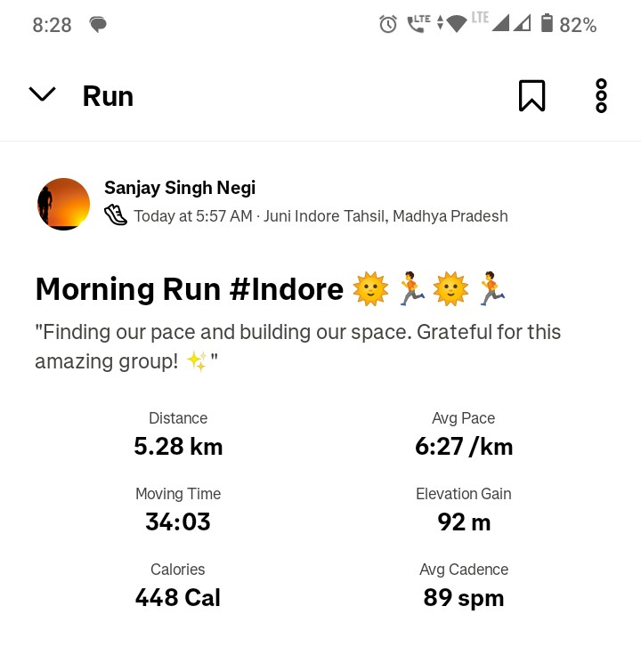 hrsanjaynegi's tweet image. #GoodMorning Everyone from #Indore 🌞 keep Moving #FridayVibes #Run 🌞🏃🌞