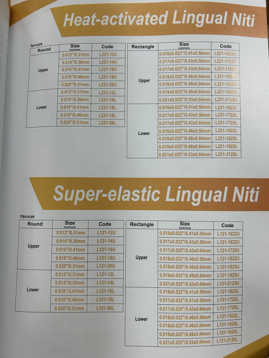 Cheryangchun's tweet image. The unsung hero of straight smiles: precision orthodontic archwires.
Heat-activated NiTi &amp;amp; durable stainless steel for gentle, consistent tooth movement at every stage.
Quality that powers better results.

#Orthodontics #DentalTech #Braces #ArchWire #SmileScience