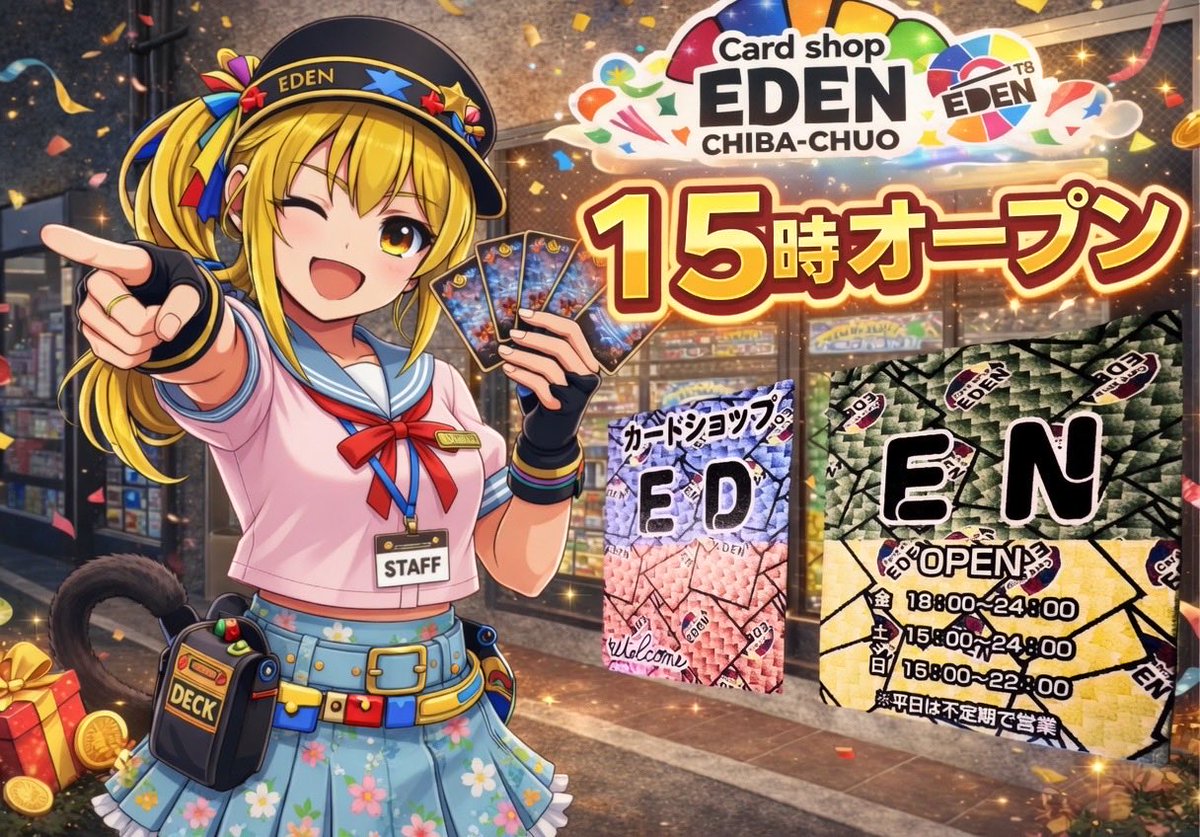 カードショップEDEN 千葉中央店 tweet media