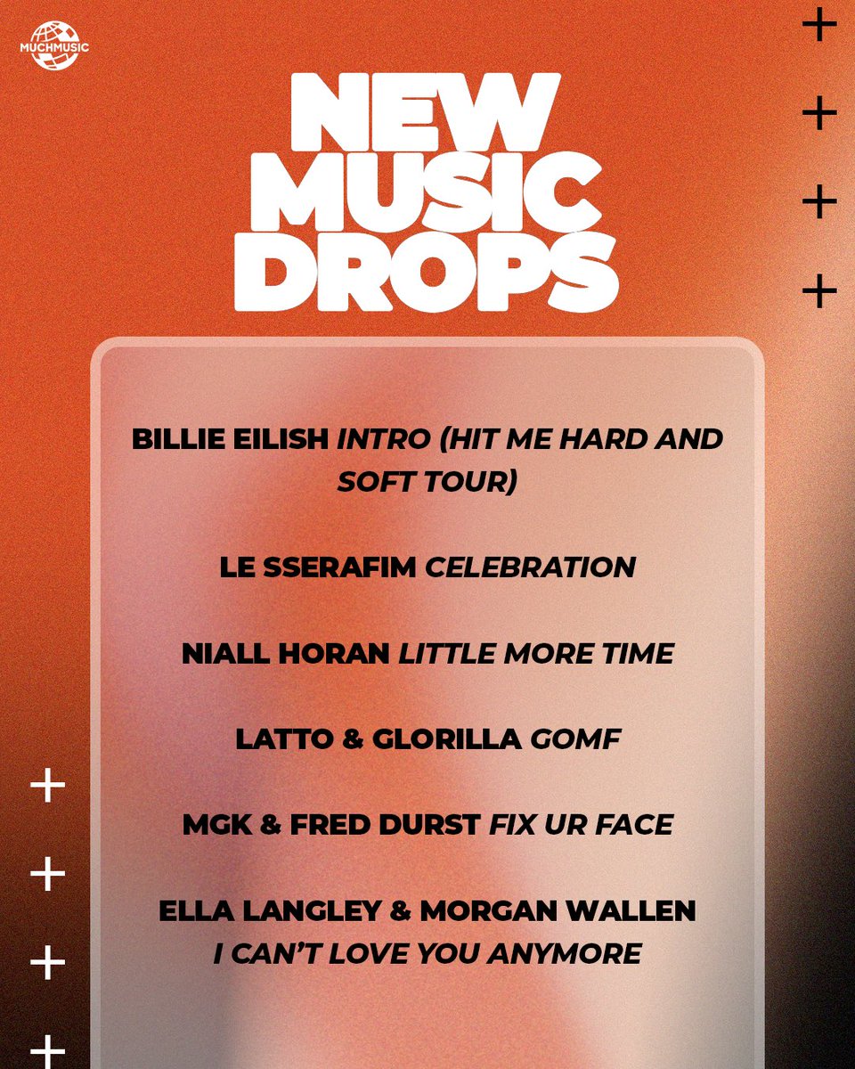Much's tweet image. 🚨New Music Friday🚨 Let us know what new music you’ll be listening to this week 🤩🎧 #newmusicfriday #MuchMusic