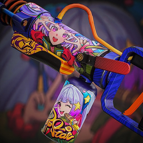 【RUSTスキン情報】 今週のスキン 「Popstar」シリーズのジャックハンマー 人気のキャラ系シリーズから追加実装。 ハズマちゃんと競う ...