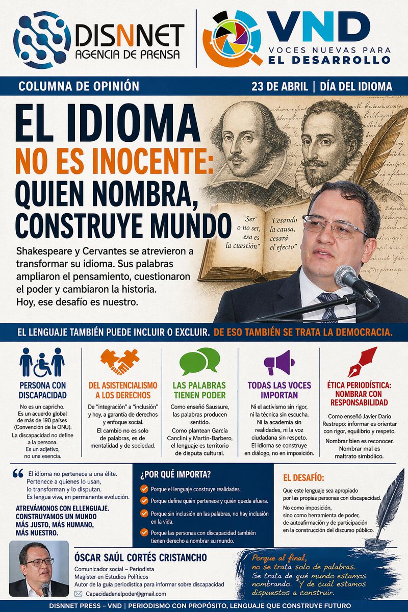 DISNNET_25 #PERIODISMO INCLUSION DIVERSIDAD 2025 tweet media