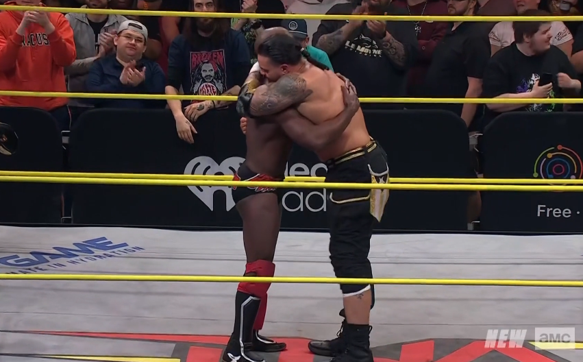 WrestlingCovers's tweet image. Rich Swann 🫡👏👏👏
Mike Santana 🫡👏👏👏

#TNAiMPACT #TNAonAMC