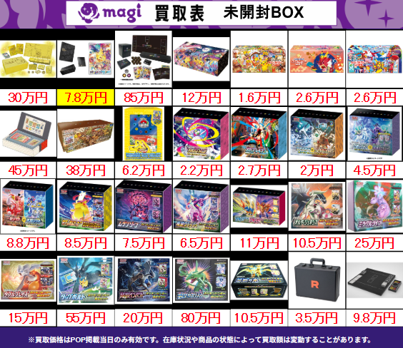 ポケカ未開封BOX