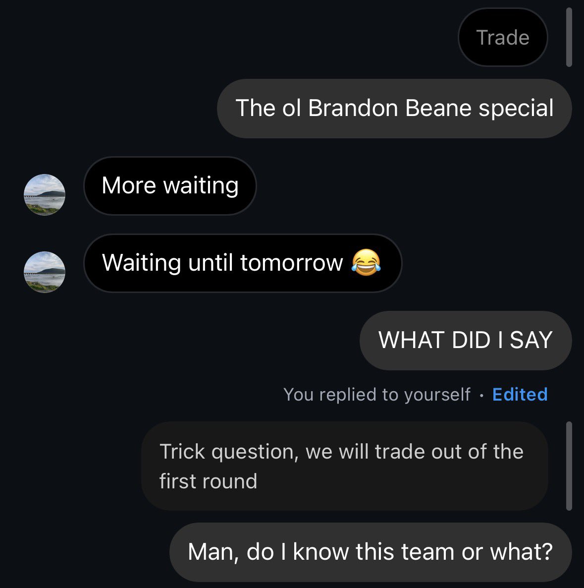 Zpelly004's tweet photo. @BuffaloBills I called this three hours ago https://t.co/6YTLRfaZjg