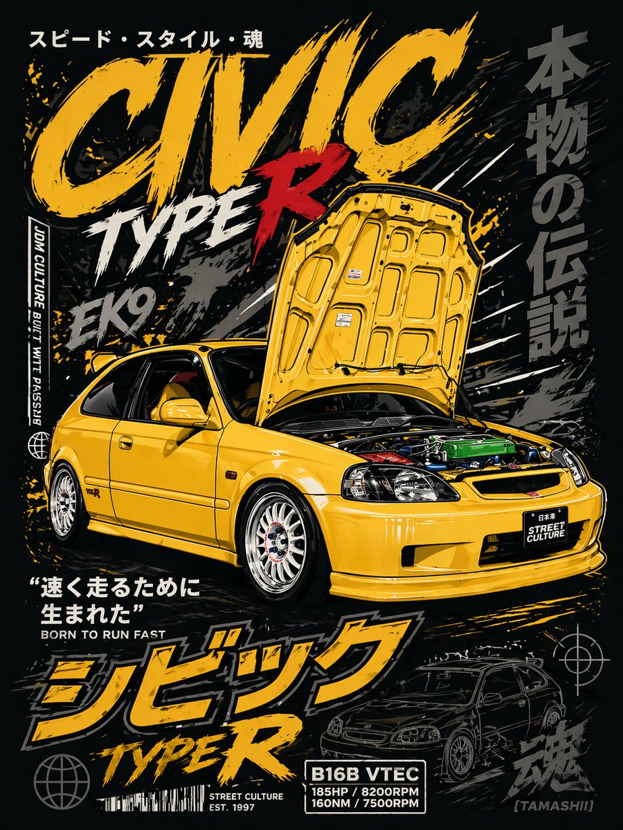 AntDaWise1's tweet image. Pick One.
#jdm #graphics