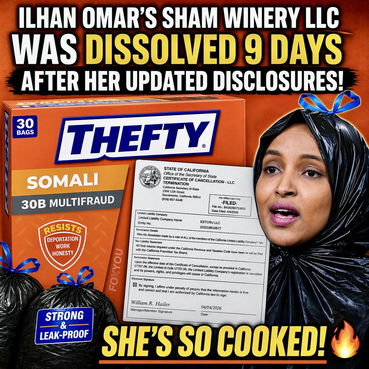 BritBratExpat's tweet image. #Deport @Ilhan NOW!!!