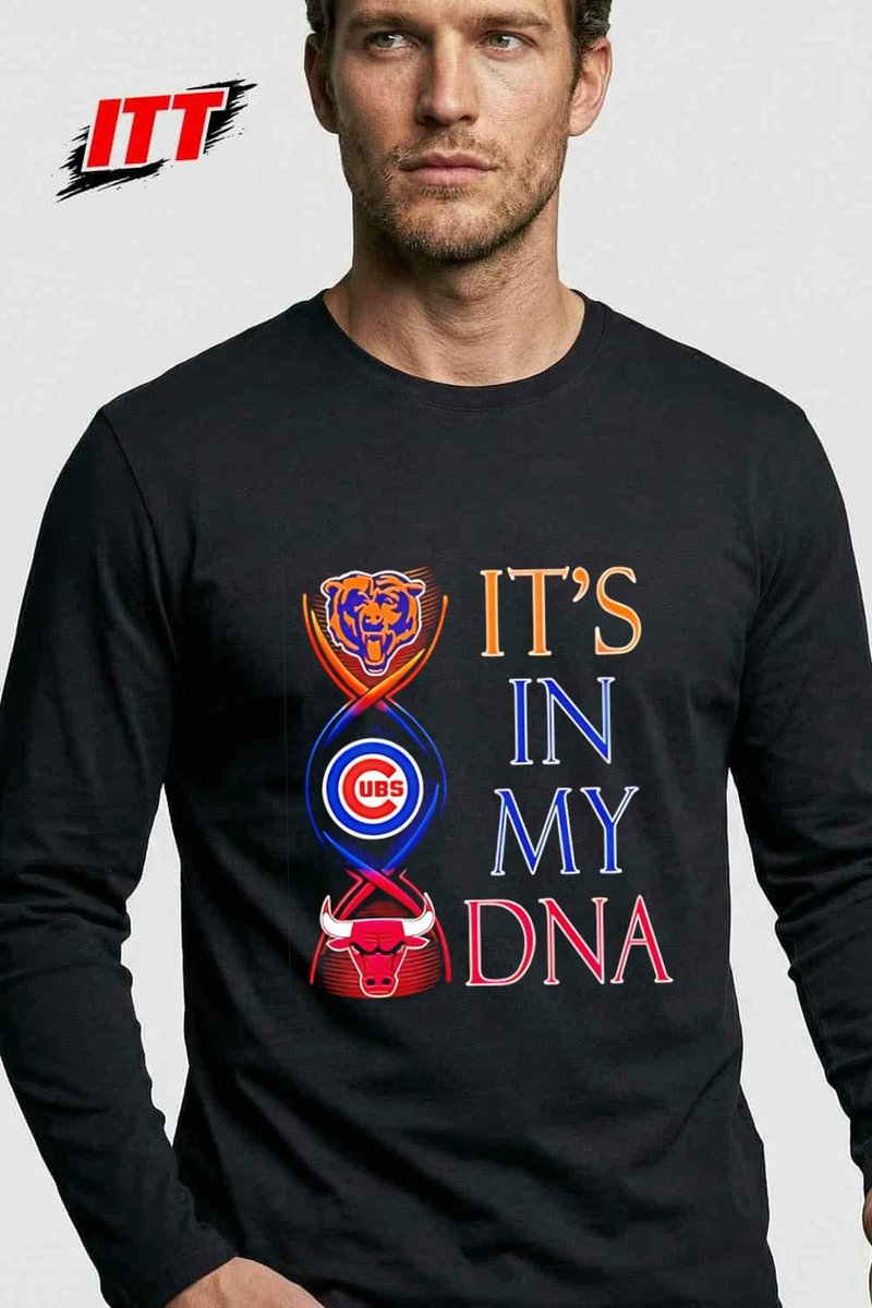 HoaDuo94's tweet image. Chicago runs in your blood.

Rep your city with pride Bears, Cubs, Bulls all in ONE iconic design 🔥
Not just a shirt. It’s your DNA.
👉 intatee.com/product/its-in…

#Chicago #Streetwear #SportsStyle #FanGear