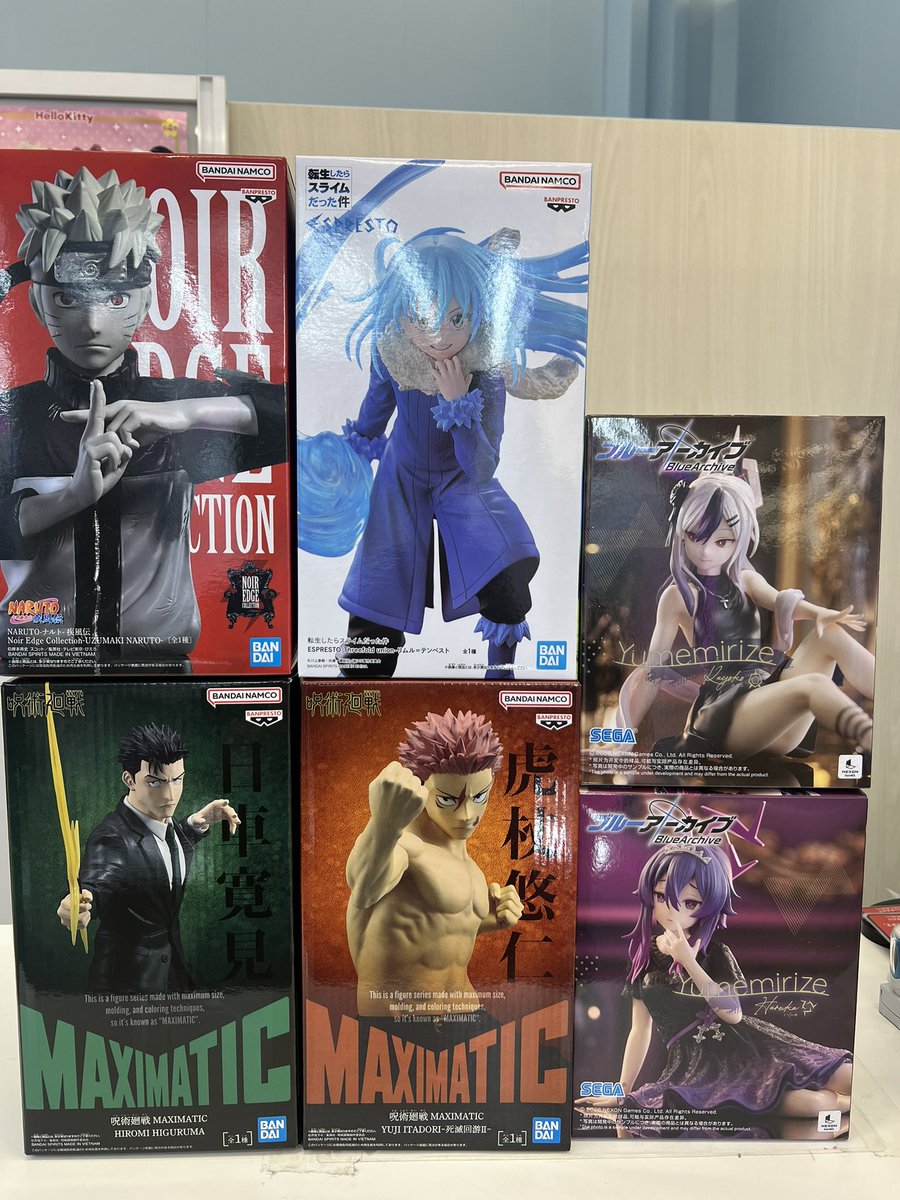 フィギュア入荷＆再入荷しました🙌🏻
ご来店お待ちしております♪
#AMUUU紀伊川辺店