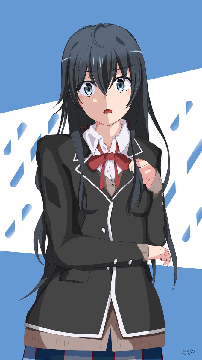 PL_20_'s tweet photo. Rediseño de un dibujo que hice de Yukino en el 2024. este es reciente. #Oregairu  #ilustration #俺ガイル #雪ノ下雪乃 https://t.co/VAU9lHM57f