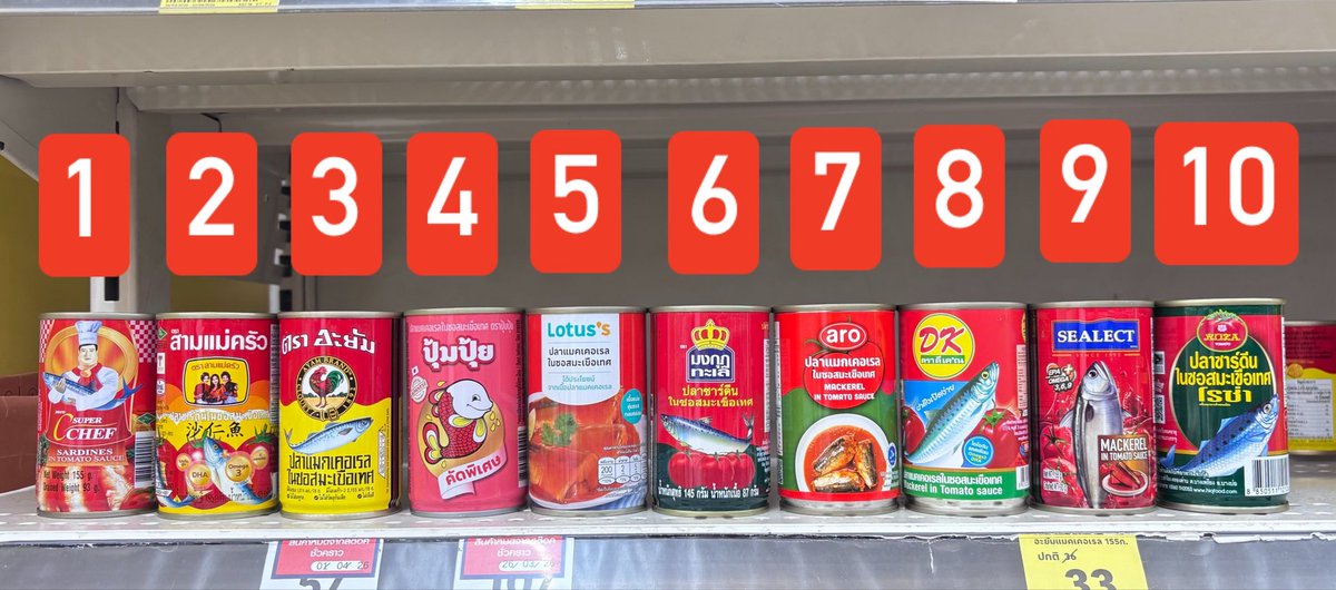 เลือกช่วยที ปลากระป๋อง ยี่ห้อไหน
ที่ซื้อซ้ำบ่อย และชอบกินที่สุด
เดี๋ยวจะลองซื้อมากินบ้าง