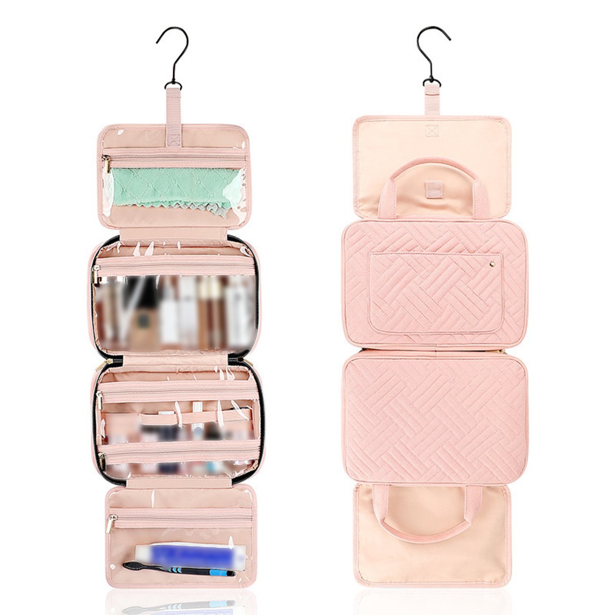 admpromotional's tweet image. This bag has 4 separate compartments with zip and back open pocket for great organization. It is suitable for your family trip to pack all men, women and kids toiletries. It is great for overnight staying, a long journey, gym shower and outdoor activities. #makeupbag #cosmeticbag