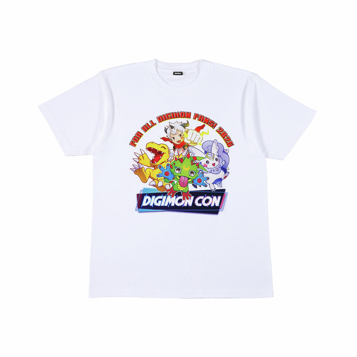 BANDAIFN's tweet photo. さらに！

DIGIMON CON 2026で話題となったTシャツがついに登場！！
集合柄とテリアモン助手柄からお選びください！

https://t.co/swuQbOznjl

#デジモン #Digimon https://t.co/JyLY2kT7lW