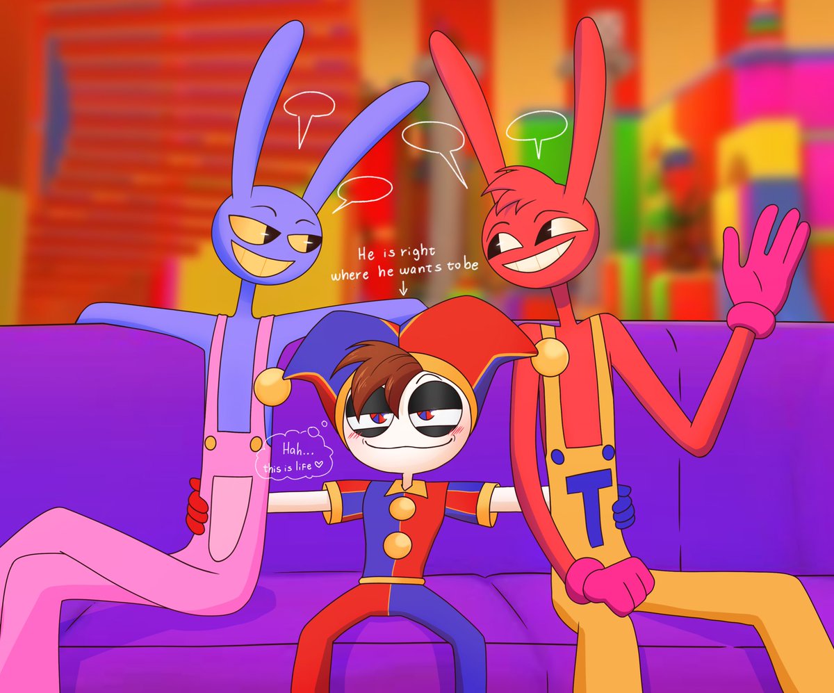 Sheshesss9's tweet photo. I wanted to join to the #sloprabbit party
El chico que se parece mucho a Pomni, definitivamente un ganador
#theamazindigitalcircus #TADC #Jax https://t.co/MpFisyXh4r